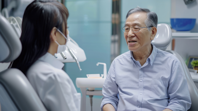 Người cao tuổi sử dụng hàm giả nên tái khám định kỳ theo lịch hẹn