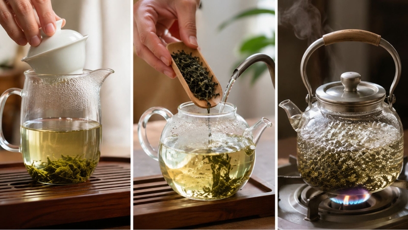 Nhiều người thường nhầm lẫn giữa hãm trà, pha trà và đun trà