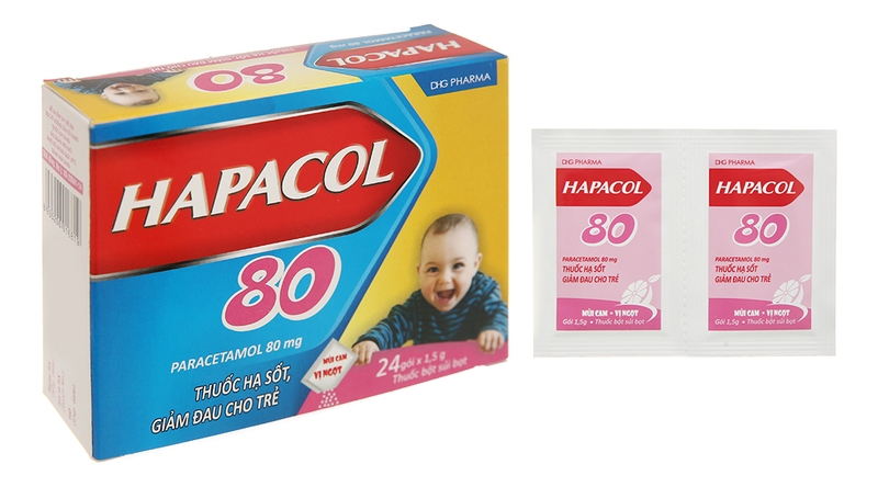 Hapacol 80 là thuốc gì? Thuốc Hapacol 80 có pha với sữa được không? 1