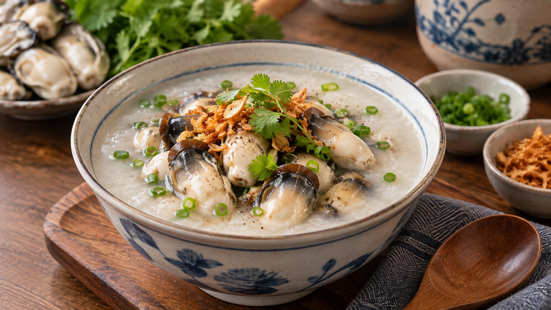 Cồi hàu điếu có thể dùng để nấu cháo hoặc súp