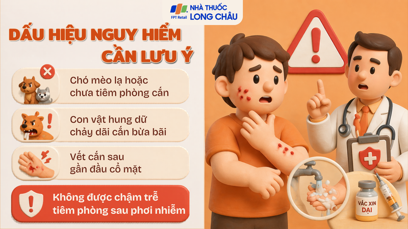 Cần nhận biết sớm dấu hiệu phơi nhiễm bệnh dại để xử trí kịp thời