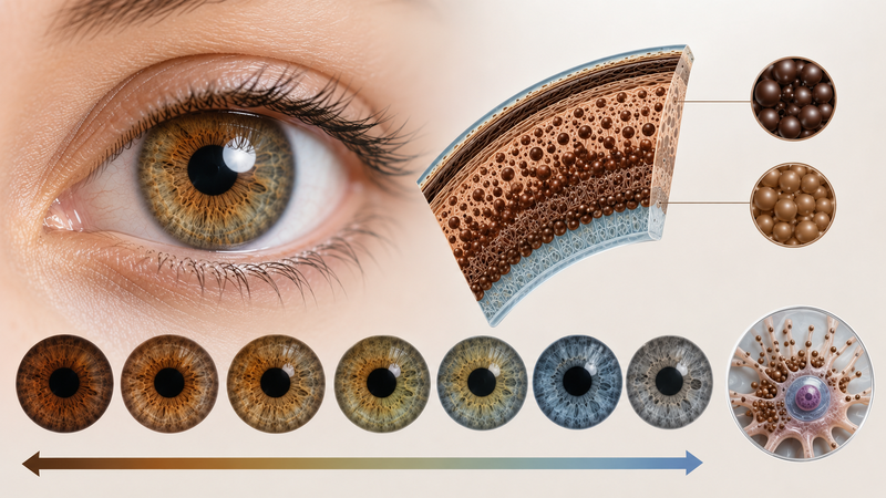 Một số rối loạn di truyền và sắc tố bẩm sinh có thể là nguyên nhân gây heterochromia