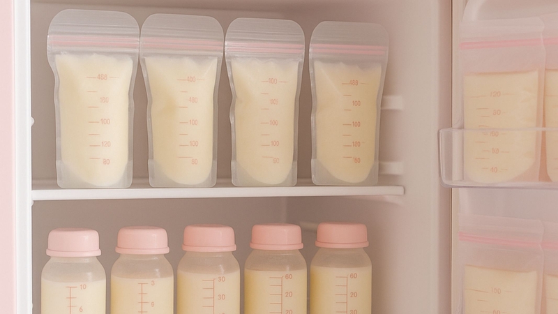 Nếu sữa mẹ có màu lạ, vón cục hoặc không hòa tan thì có thể đây là dấu hiệu hình ảnh sữa mẹ bị hư