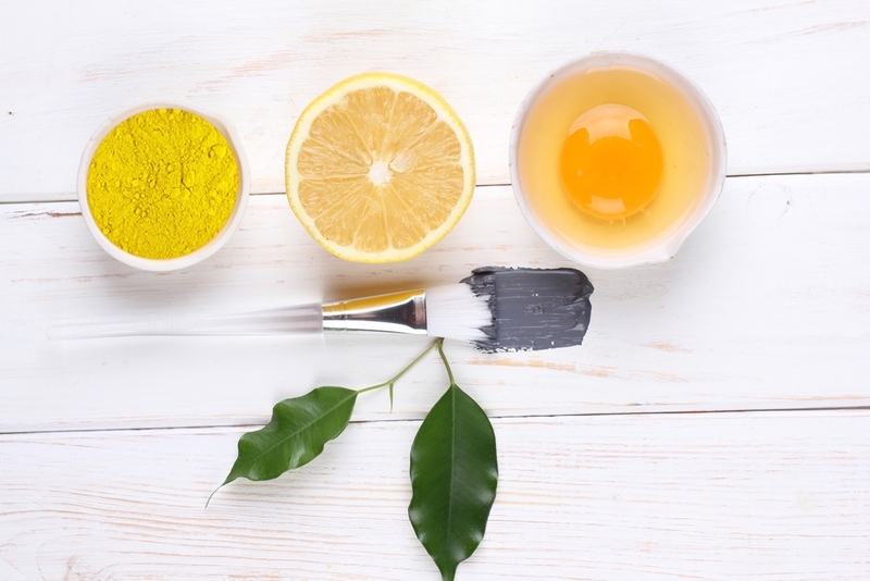 Hơ mặt sau sinh bằng nghệ và trứng gà 5