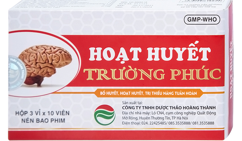 Hoạt huyết dưỡng não Trường Phúc là một trung những sản phẩm rất được ưa chuộng trên thị trường