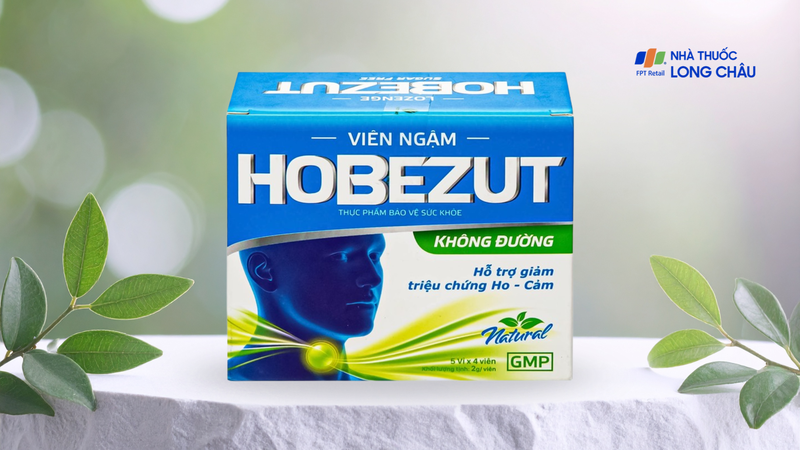 Viên ngậm Hobezut không đường