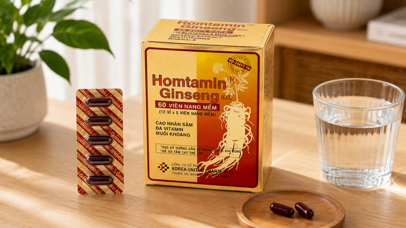 Homtamin Ginseng uống trước hay sau khi ăn để phát huy hiệu quả tốt nhất?