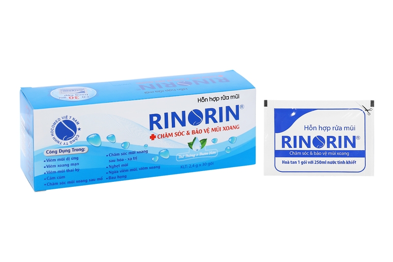 Bình rửa mũi cho bé Rinorin