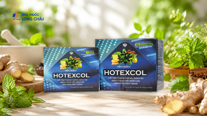 Viên ngậm Hotexcol