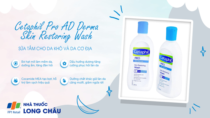 Cetaphil Pro AD Derma Skin Restoring Wash 1