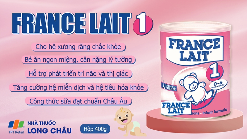 SỮA FRANCE LAIT 1 400G - TRẺ 0 ĐẾN 6 THÁNG 2