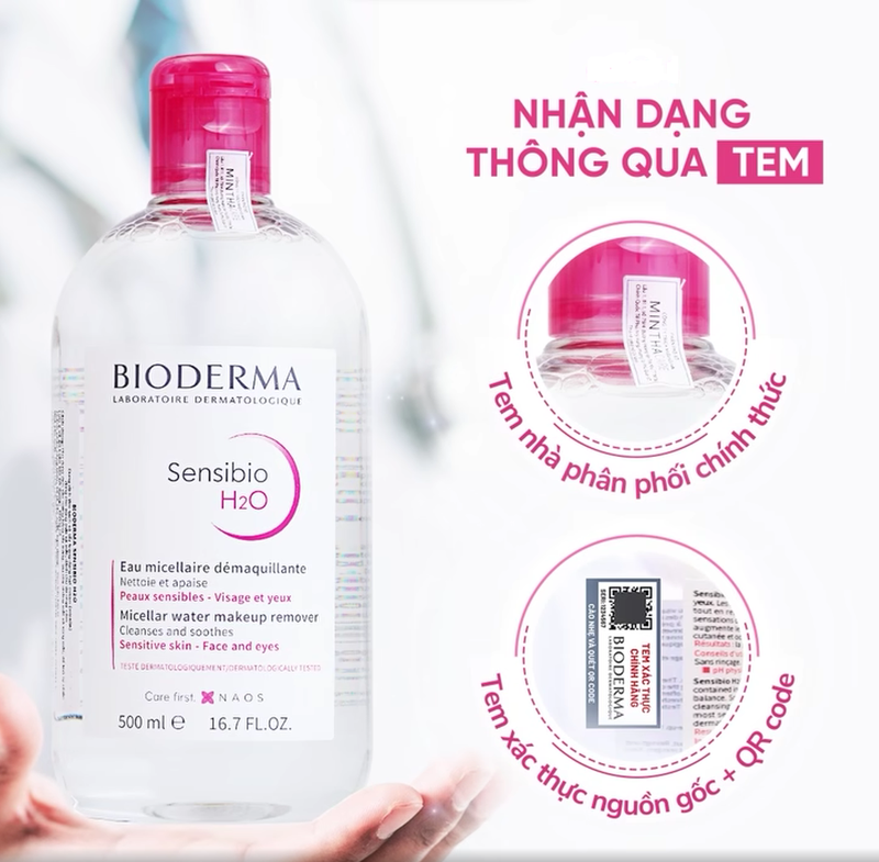 4 cách đơn giản giúp bạn phân biệt Bioderma thật giả4