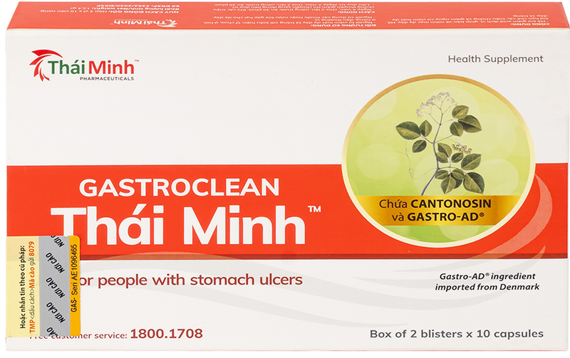4 lợi ích từ loại thảo dược kinh điển có trong viên uống Gastroclean Thái Minh 2