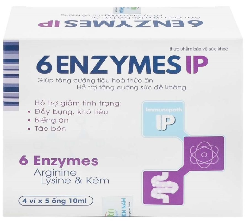 Dung dịch 6 Enzymes IP Winpharma 20 ống x 10ml
