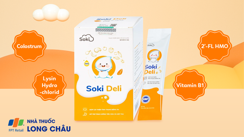 Bột hòa tan Soki Deli cải thiện tình trạng biếng ăn, tăng cường tiêu hóa và hấp thu (18 gói x 4g) 2.png