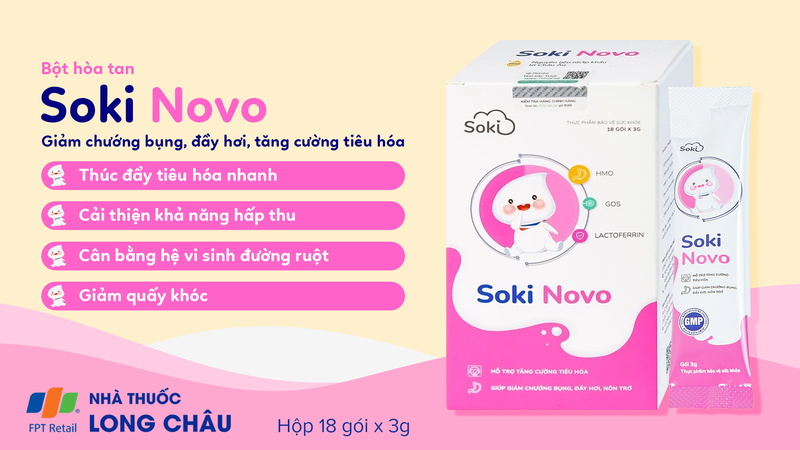 Bột hòa tan Soki Novo giảm chướng bụng, đầy hơi, tăng cường tiêu hóa (18 gói x 3g) 1.png