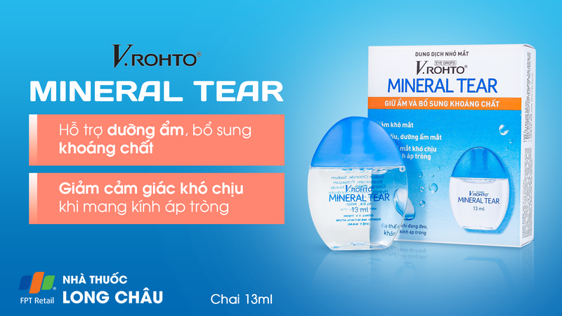 Dung dịch nhỏ mắt V.Rohto Mineral Tear hỗ trợ dưỡng ẩm, bổ sung khoáng chất (13ml) 1.png