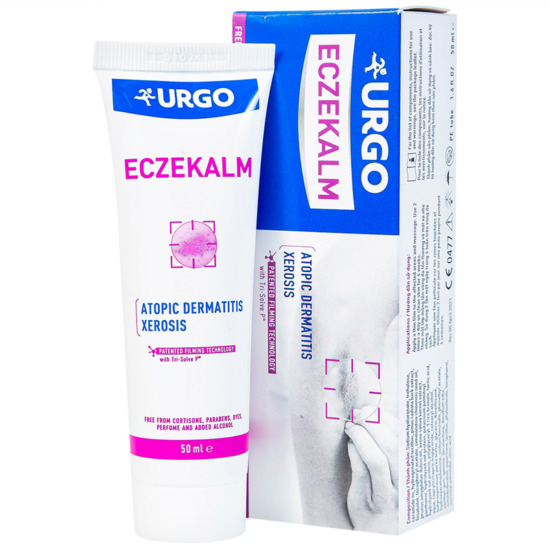 Gel Urgo Eczekalm hỗ trợ điều trị viêm da và chứng khô da (50ml)