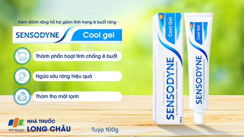Kem đánh răng Sensodyne Cool Gel 2
