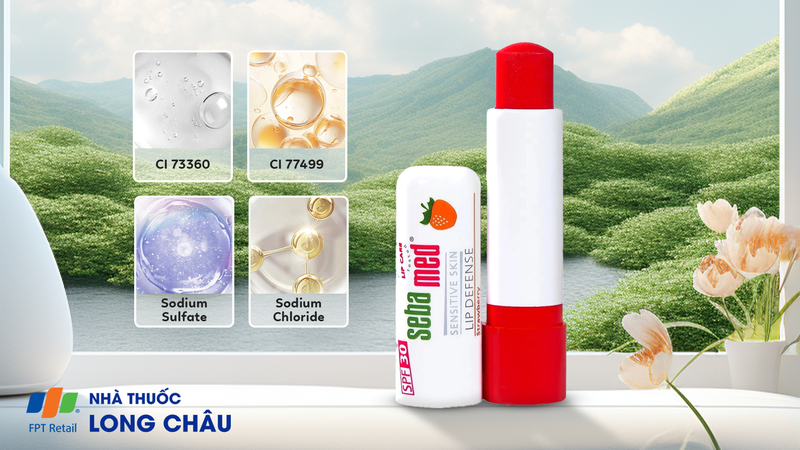 Son dưỡng môi hương dâu Sebamed Lip Defense Strawberry (4.8g) 2.png