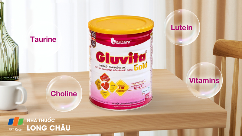 Sữa bột Gluvita Gold Vitadairy bổ sung dinh dưỡng cho người đái tháo đường (900g) 2.png