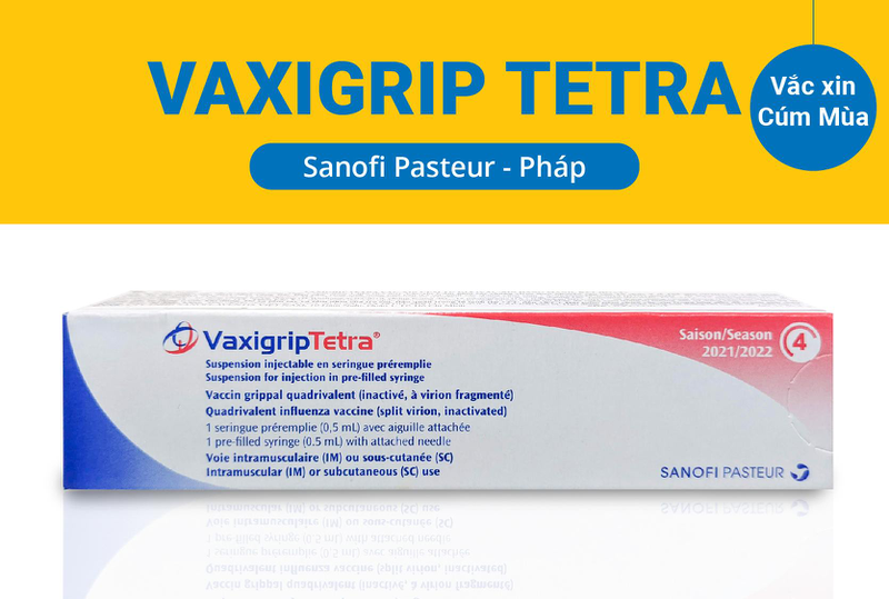 Thông tin vắc xin cúm Vaxigrip Tetra