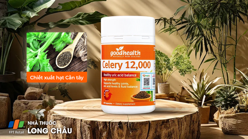 Viên uống Celery 12,000 GoodHealth hỗ trợ giảm acid uric cho người bị gout (60 viên) 2 (1).png