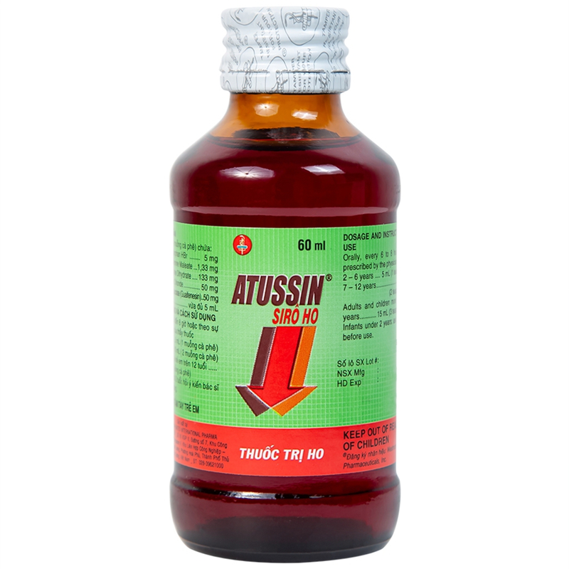 Liều dùng và cách sử dụng Thuốc ho Atussin