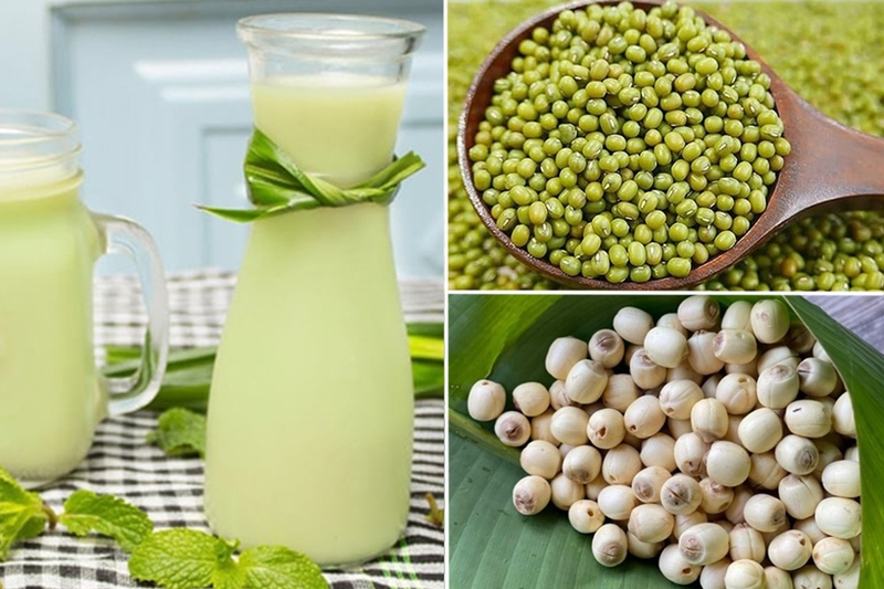 Sữa hạt sen đậu xanh có tác dụng gì đối với sức khỏe? Lưu ý khi làm sữa hạt sen đậu xanh cho bé 1