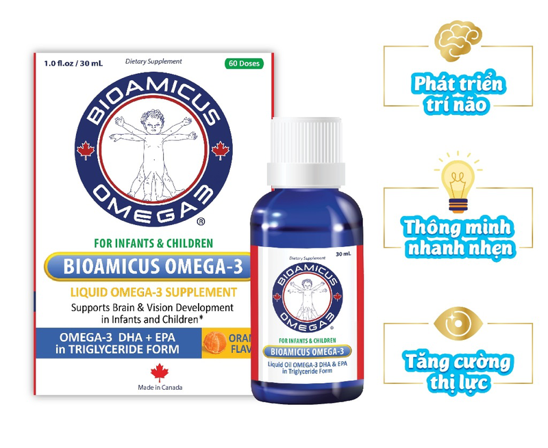 BioAmicus Omega-3: Giải pháp bổ sung DHA tinh khiết cho trẻ em 2