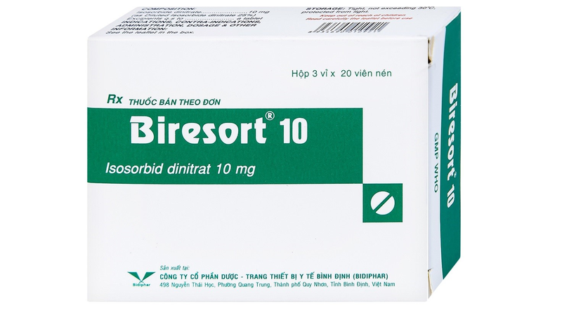 Biresort 10 nên uống lúc nào thì hiệu quả nhất để điều trị đau thắt ngực và suy tim? 1