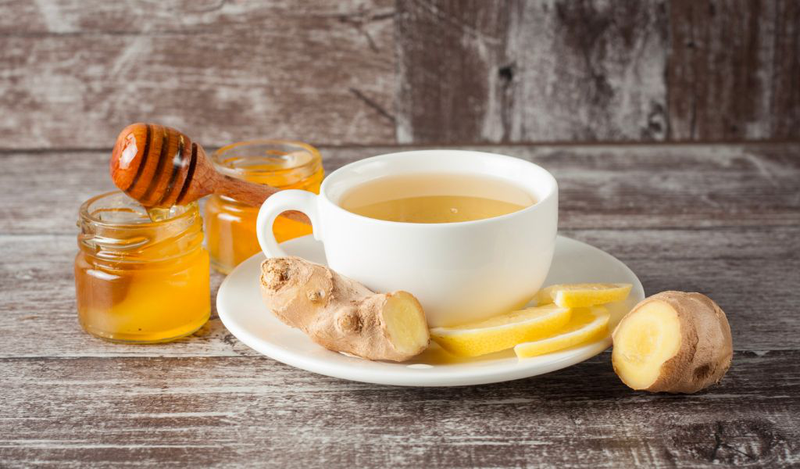 Cách làm trà gừng mật ong trị ho, chữa cảm hiệu quả 2
