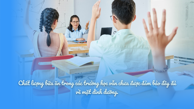 Chất lượng bữa ăn chưa được đảm bảo