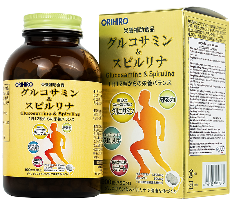 Orihiro Glucosamine & Spirulina