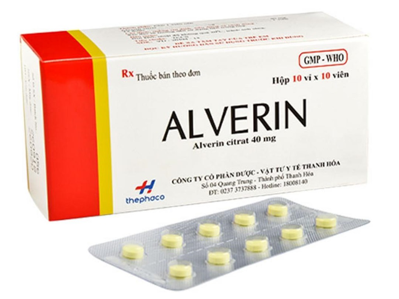 Có thể dùng thuốc Alverin 40mg cho bà bầu được không? Tác dụng phụ của thuốc 1