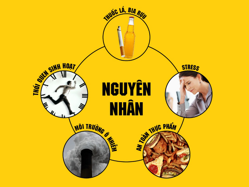 Một số nguyên nhân dẫn đến đau dạ dày