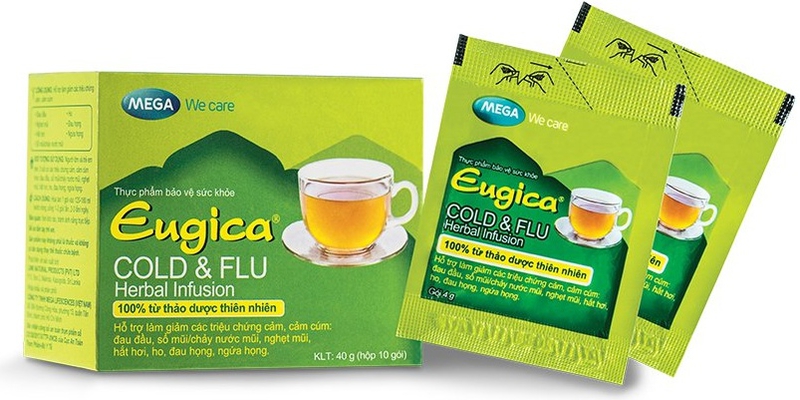 Đẩy lùi nhanh cảm cúm với Eugica Cold & Flu Mega 1