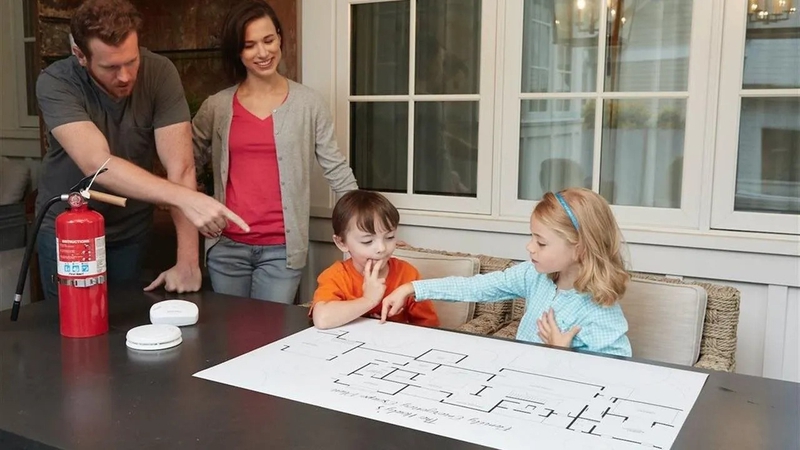 Dạy trẻ kỹ năng thoát hiểm khi có cháy xảy ra 1