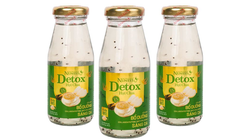 Dùng nước yến sào Nunest Detox hạt chia 5%: Món quà sức khỏe! 2