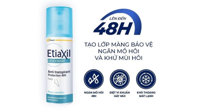 Dùng xịt khử mùi Etiaxil Deodorant Anti-Transpirant Protection: Cách khử mùi hôi chân hiệu quả! 2