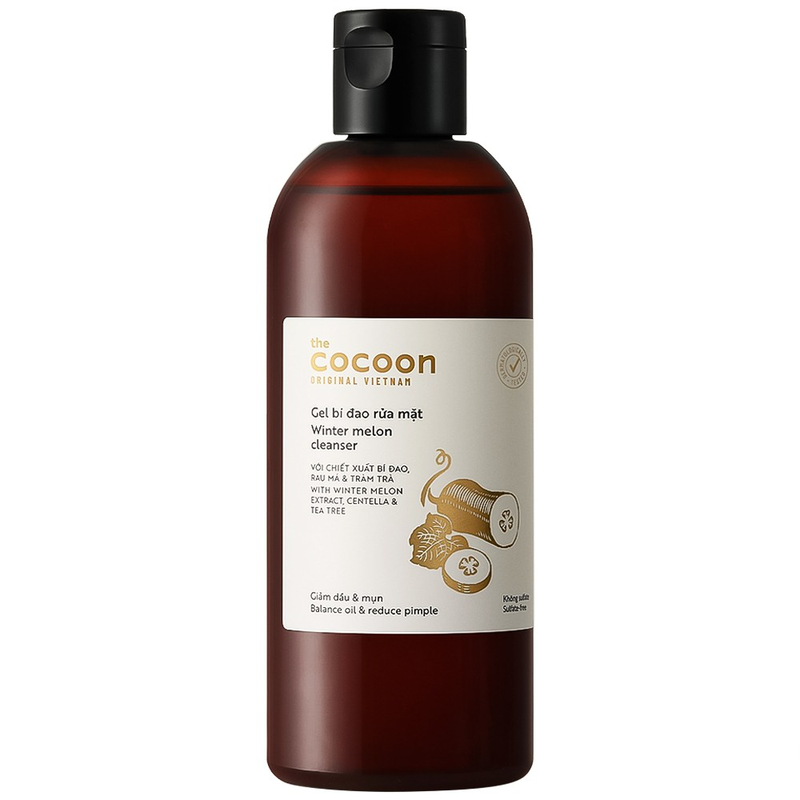 Gel rửa mặt bí đao Cocoon giúp làm sạch sâu lỗ chân lông (310ml) 1