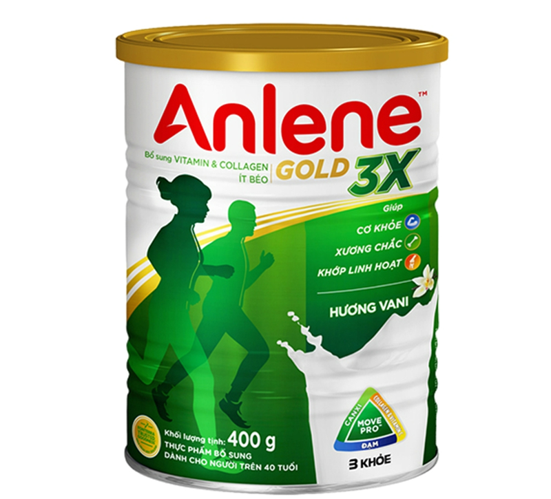 Giúp hệ xương khớp chắc khỏe mỗi ngày với sữa Anlene Gold 3X3