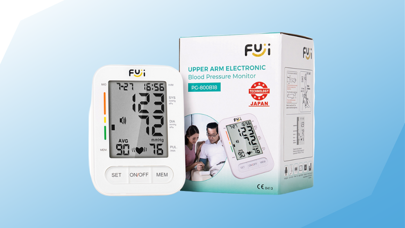 Hướng dẫn cách sử dụng máy đo huyết áp bắp tay Fuji PG-800B18 1