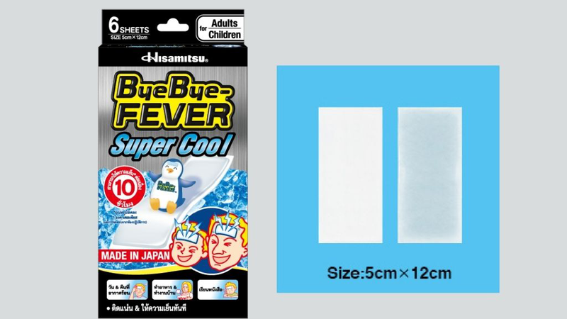 Hướng dẫn cách sử dụng miếng dán ByeBye Fever Super Cool 4