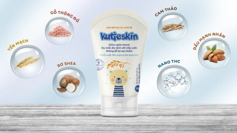 Kem bôi giảm ngứa, mẩn đỏ da Kutieskin có tốt không? Hướng dẫn sử dụng kem bôi Kutieskin 1