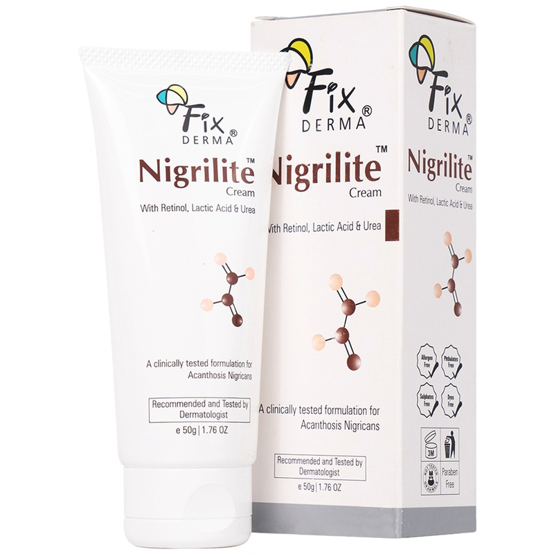 Kem dưỡng Fixderma Nigrilite Cream làm sạch tế bào da chết, mờ thâm, sáng da sẫm màu 1
