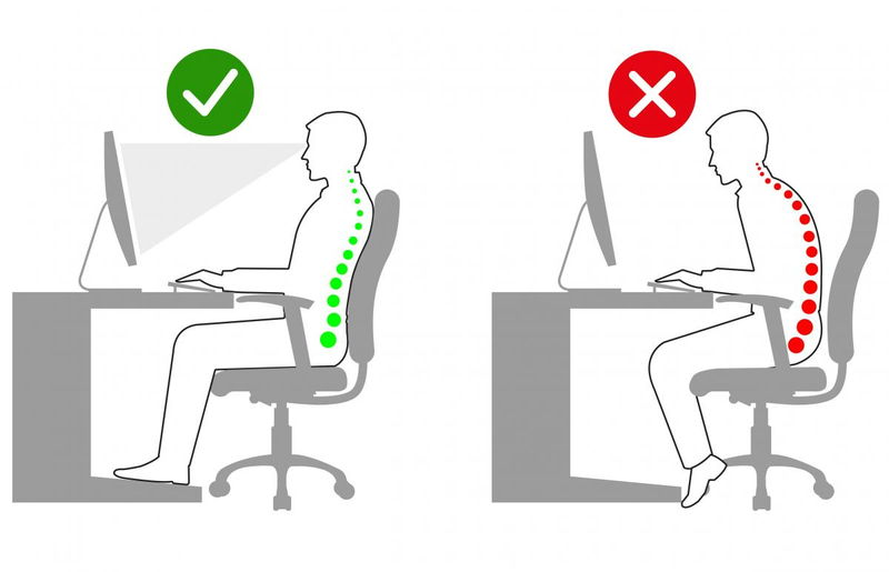 Những tư thế ngồi đúng khi làm việc với máy tính cho dân văn phòng3