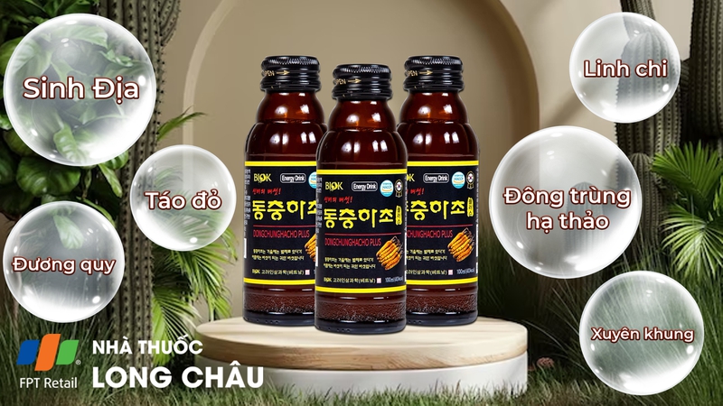 Nước uống đông trùng hạ thảo Hàn Quốc Dongchoonghacho