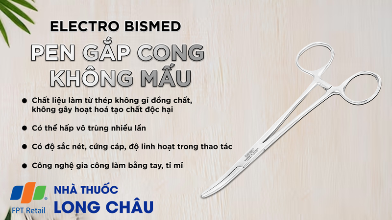 PEN GẮP CONG KHÔNG MẤU SIZE 16CM 1