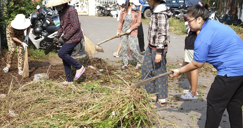 Tích cực dọn dẹp nhà và xung quanh nhà để có một môi trường sống sạch sẽ và an toàn